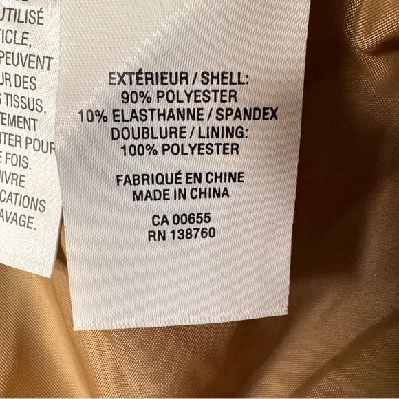 Reitman's Tan Faux Suede Button Down Mini Skirt Size 2x - Picture 13 of 14